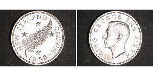 1 Крона(английская) Новая Зеландия Серебро Георг VI (1895-1952)