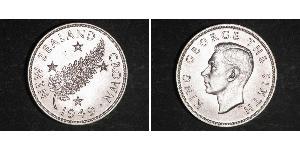 1 Крона(английская) Новая Зеландия Серебро Георг VI (1895-1952)