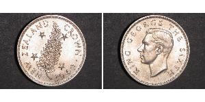 1 Крона(английская) Новая Зеландия Серебро Георг VI (1895-1952)