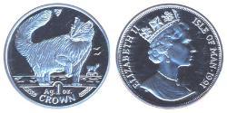 1 Крона(английская) Остров Мэн Серебро 