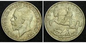 1 Крона(английская) Соединённое королевство Великобритании и Ирландии (1801-1922) Серебро Георг V (1865-1936)