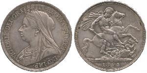 1 Крона(английская) Соединённое королевство Великобритании и Ирландии (1801-1922) Серебро Виктория (1819 - 1901)