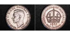 1 Крона(англійська) Австралія (1788 - 1939) Срібло Георг VI (1895-1952)