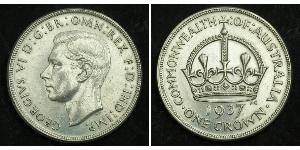 1 Крона(англійська) Австралія (1788 - 1939) Срібло Георг VI (1895-1952)