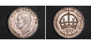 1 Крона(англійська) Австралія (1788 - 1939) Срібло Георг VI (1895-1952)