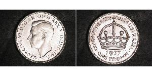 1 Крона(англійська) Австралія (1788 - 1939) Срібло Георг VI (1895-1952)