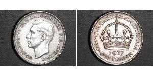 1 Крона(англійська) Австралія (1788 - 1939) Срібло Георг VI (1895-1952)