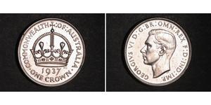 1 Крона(англійська) Австралія (1788 - 1939) Срібло Георг VI (1895-1952)