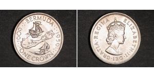 1 Крона(англійська) Бермудські острови Срібло Єлизавета II (1926-2022)