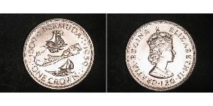 1 Крона(англійська) Бермудські острови Срібло Єлизавета II (1926-2022)