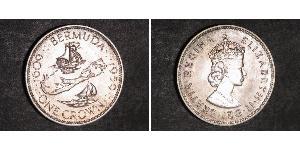 1 Крона(англійська) Бермудські острови Срібло Єлизавета II (1926-2022)