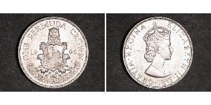 1 Крона(англійська) Бермудські острови Срібло Єлизавета II (1926-2022)