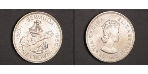 1 Крона(англійська) Бермудські острови Срібло Єлизавета II (1926-2022)
