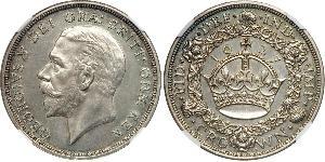 1 Крона(англійська) Велика Британія (1922-) Срібло Георг V (1865-1936)