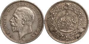 1 Крона(англійська) Велика Британія (1922-) Срібло Георг V (1865-1936)