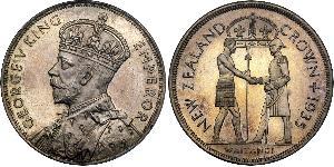 1 Крона(англійська) Нова Зеландія Срібло Георг V (1865-1936)