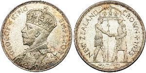 1 Крона(англійська) Нова Зеландія Срібло Георг V (1865-1936)