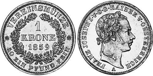1 Крона Австрійська імперія (1804-1867) Золото 