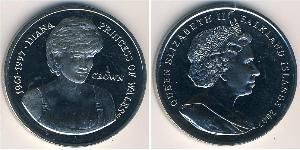 1 Крона Фолклендские острова Медь Елизавета II (1926-2022)