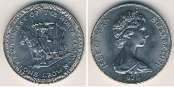 1 Крона Остров Мэн Никель/Медь Елизавета II (1926-2022)