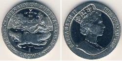 1 Крона Остров Мэн Никель/Медь Елизавета II (1926-2022)