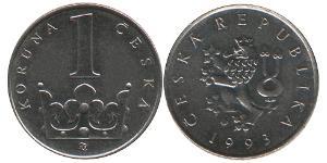 1 Крона Czech Republic (1993 - ) Нікель/Залізо 