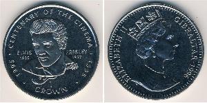 1 Крона Gibraltar (1704 - ) Нікель/Мідь 