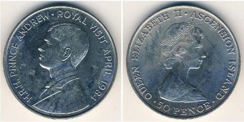 1 Крона Острів Вознесіння Нікель/Мідь Єлизавета II (1926-2022)