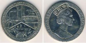 1 Крона Острів Мен Нікель/Мідь Єлизавета II (1926-2022)