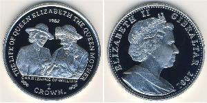 1 Крона Gibraltar (1704 - ) Серебро 