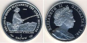 1 Крона Gibraltar (1704 - ) Серебро 