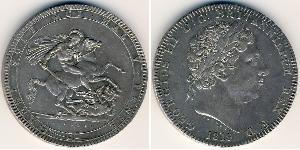 1 Крона Великобритания  Серебро 