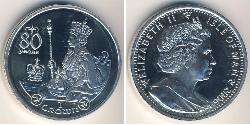 1 Крона Остров Мэн Серебро Елизавета II (1926-2022)