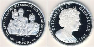 1 Крона Gibraltar (1704 - ) Срібло 