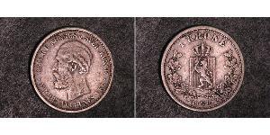 1 Крона United Kingdoms of Sweden and Norway (1814-1905) Срібло Оскар II (1829-1907)