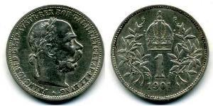 1 Крона Австро-Угорщина (1867-1918) Срібло 