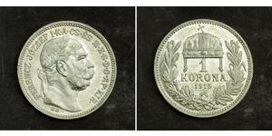 1 Крона Австро-Угорщина (1867-1918) Срібло Франц Иосиф I (1830 - 1916)