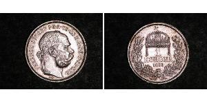 1 Крона Австро-Угорщина (1867-1918) Срібло Франц Иосиф I (1830 - 1916)