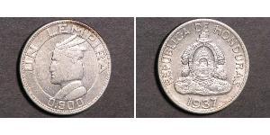 1 Лемпира Гондурас (1821 - ) Серебро 