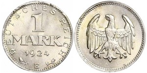 1 Марка Веймарська республіка (1918-1933) Срібло 