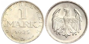 1 Марка Веймарська республіка (1918-1933) Срібло 
