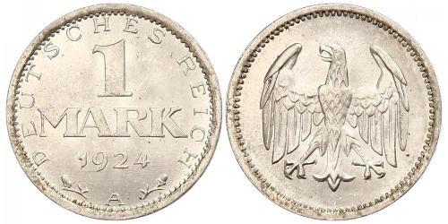 1 Марка Веймарська республіка (1918-1933) Срібло 