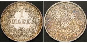 1 Марка Німецька імперія (1871-1918) Срібло 