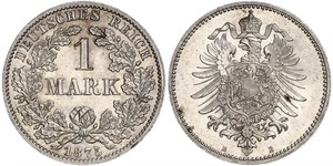 1 Марка Німецька імперія (1871-1918) Срібло 