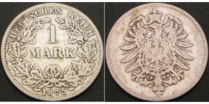 1 Марка Німецька імперія (1871-1918) Срібло Wilhelm II, German Emperor (1859-1941)