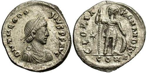 1 Милиренсис Византийская империя (330-1453) Серебро Феодосий II (401-450)