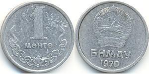 1 Монго Монголія (1921 - ) Алюміній 