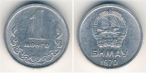 1 Монго Монголія (1921 - ) Алюміній 
