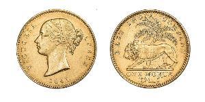 1 Мухр Британська Індія (1858-1947) Золото Вікторія (1819 - 1901)