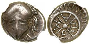 1 Обол Древняя Греция (1100BC-330) Серебро 